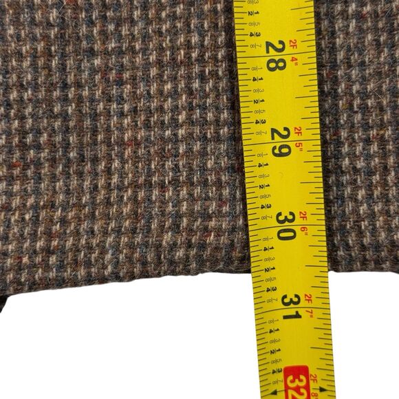 Tweed - Arnie 46R Wool Sport Coat Brown USA Made Single Vent Classic Blazer - Picture 16 of 16